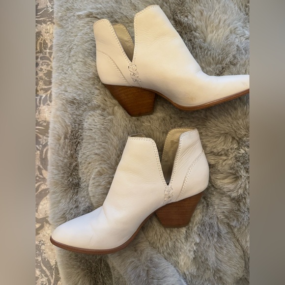 Frye White Ankle Booties - Picture 3 of 14